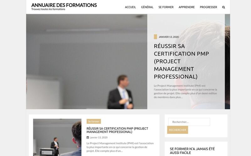 Annuaire des formations - Trouvez toutes les formations